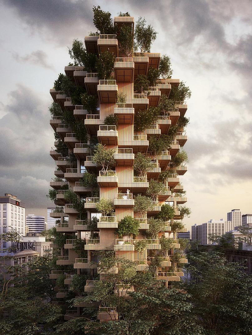 The Toronto Tree Tower by Studio Precht in Canada